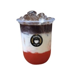 โกโก้-นมสด-สตรอเบอร์รี่ เย็น