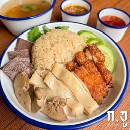 [อร่อยซ่ากับโค้ก] ข้าวมันยกเล้า ก.อู +  โค้ก ออริจินัล (กระป๋อง)