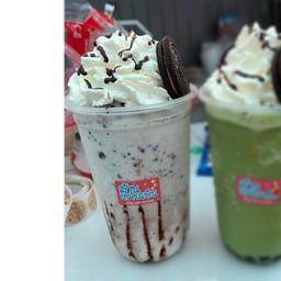 นมสดโอริโอ้ปั่นแก้ว22ออนซ์