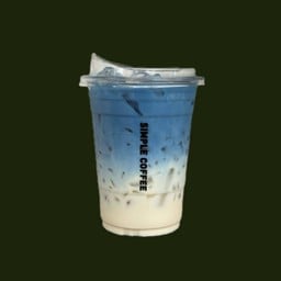 Butterflypea Tea Latte ชาอัญชัญนมสด