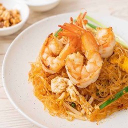 ผัดไทยวุ้นเส้นหมู