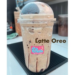 กาแฟสดลาเต้โอริโอ้ปั่น แก้ว22ออนซ์