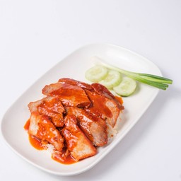 ข้าวหมูเเดงล้วน