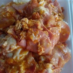 เบค่อนผัดเนยไข่