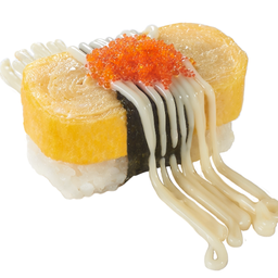 ซุชิหน้าไข่หวานซอสชีส