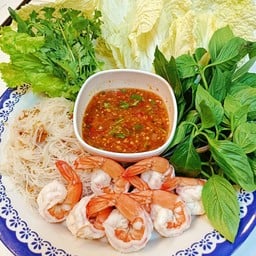 เมี่ยงกุ้งลวก