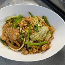 เส่งเฮง ข้าวผัดปู กระเพาะปลาน้ำแดง สุกี้แห้งทะเล  盛兴 ตลาดคลองชมพู่ ท่าอิฐ นนทบุรี