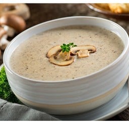 50. Truffle mushroom cream soup