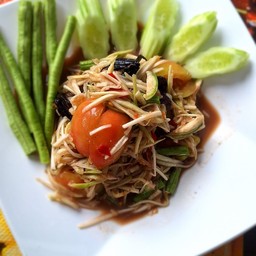 ตำมะม่วงปูปลาร้า