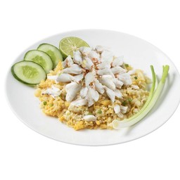 ข้าวผัดเนื้อปูก้อน