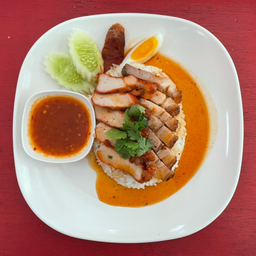 ข้าวหมูย่างหมูแดง