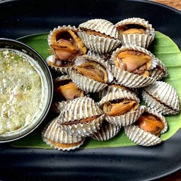 หอยแครง เผา-ลวก