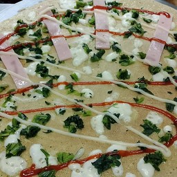 แฮม+ชีส+ผักโขม