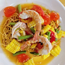 ตำไทย หมี่กรอบ