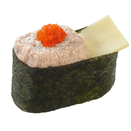 ซูชิหน้าสลัดทูน่าชีส