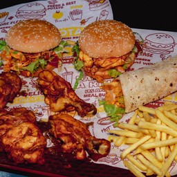 Burger &kebab chicken set    ชุดเบอร์เกอร์&เคบับไก่