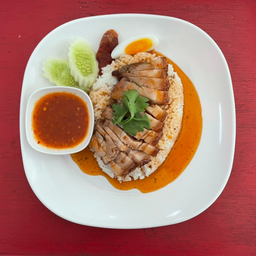 ข้าวหน้าหมูย่าง