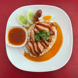 ข้าวหน้าหมูแดง