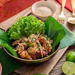 ยำไก่แซ่บ (กับข้าว)