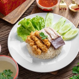 ข้าวมันไก่ 2 สหาย