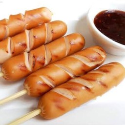 ไส้กรอกหนังกรอบปิ้ง