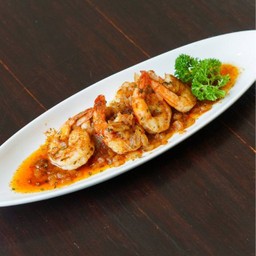 กุ้งผัดกระเทียม สไตล์สเปน
