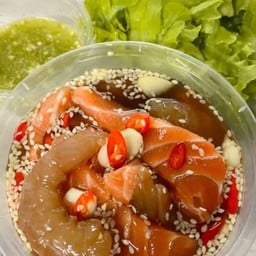 ดองผสมเล็ก (กุ้งดองแซลมอนดอง)