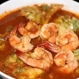 แกงส้มชะอมกุ้ง