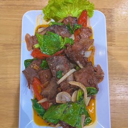 กับผัดเนื้อแดง