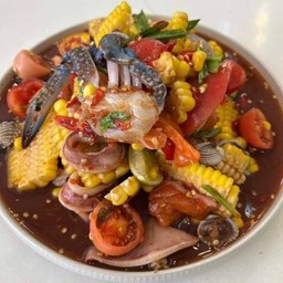 เหลาข้าวโพดปูม้า