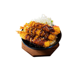 ข้าวกุ้งซอสทงคัตสึ แถม มินิซุป