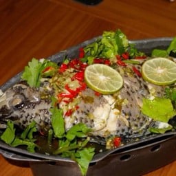 ปลานิลนึ่งมะนาว