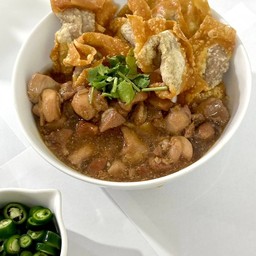 เกี๊ยวกรอบหน้าไก่