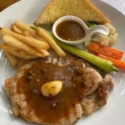 สเต็กหมูสันคอ L