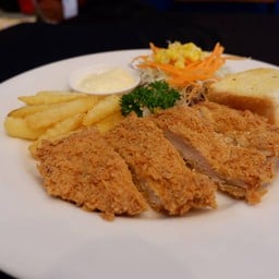 สเต็กไก่กรอบ