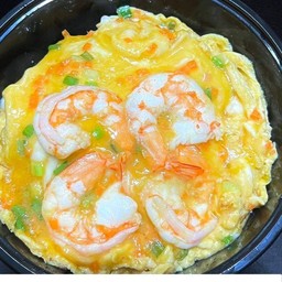 ข้าวไข่ข้น กุ้ง