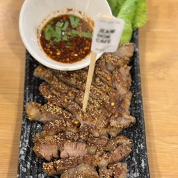 คอหมูย่างเตมิก