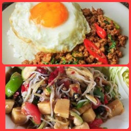 ร้านส้มตำ กระเพาแซ่บ แม่ออม