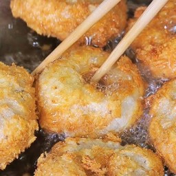 ข้าวทอดมันกุ้ง