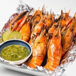 กุ้งเผา ครึ่งโล