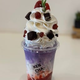 วิปเผือกหอมนมสดสตรอว์เบอร์รี่