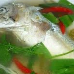 ต้มยำปลาทู แซ่บรสเด็ด ปลาทู 2 ตัว 辣鲭鱼冬阴功,鲭鱼2条