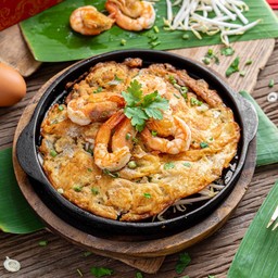 กุ้งทอด กระทะร้อน