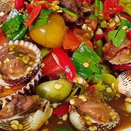 ตำหอยแครง