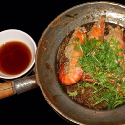 กุ้งอบวุ้นเส้น