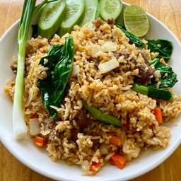 ข้าวผัดซีอิ้วดำ_หมู
