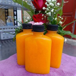 น้ำส้มคั้น(มีเนื้อส้ม)