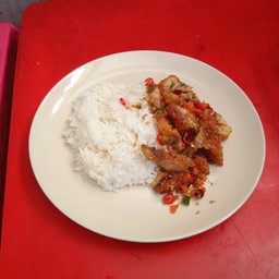 คั่วพริกเกลือทะเล