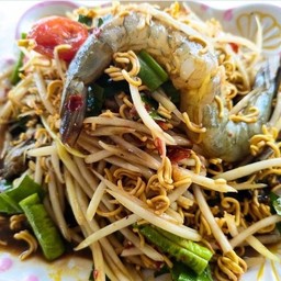 ตำไวไว ปูปลาร้า กุ้งสด