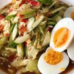 ตำแตงไข่ต้ม